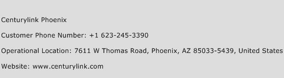 Centurylink Phoenix Phone Number Customer Service