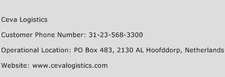 Ceva Logistics Phone Number Customer Service