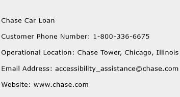 chase car loan