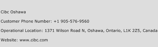 Cibc Oshawa Phone Number Customer Service