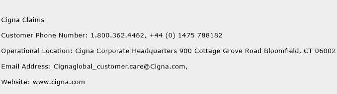 Cigna Claims Number | Cigna Claims Customer Service Phone Number | Cigna Claims Contact Number ...