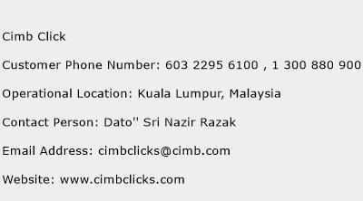 Cimb Click Phone Number Customer Service