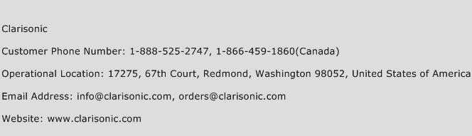 Clarisonic Phone Number Customer Service