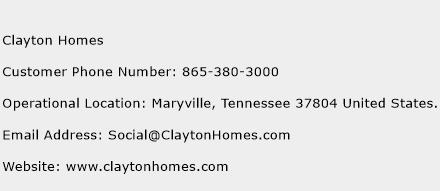 Clayton Homes Phone Number Customer Service