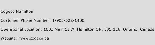 Cogeco Hamilton Phone Number Customer Service