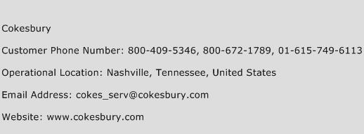 Cokesbury Phone Number Customer Service