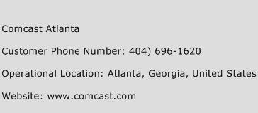 Comcast Atlanta Phone Number Customer Service