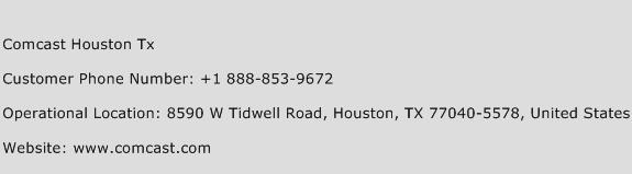 Comcast Houston Tx Phone Number Customer Service