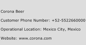 Corona Beer Phone Number Customer Service