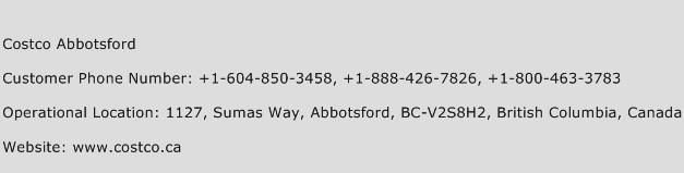 Costco Abbotsford Phone Number Customer Service