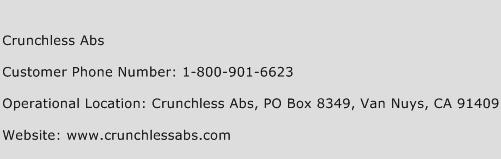 Crunchless Abs Phone Number Customer Service