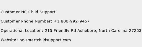Customer NC Child Support Phone Number Customer Service