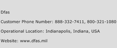 DFAS Phone Number Customer Service