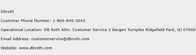 Dbroth Phone Number Customer Service