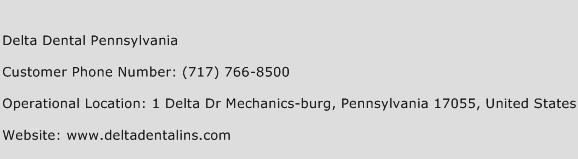 Delta Dental Pennsylvania Phone Number Customer Service