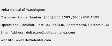 The number for delta dental