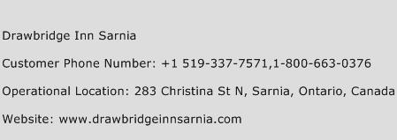 Drawbridge Inn Sarnia Phone Number Customer Service