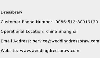 Dressbraw Phone Number Customer Service