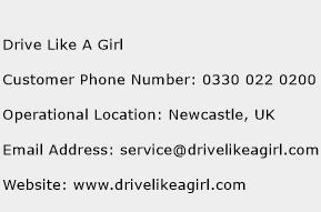 Drive Like A Girl Phone Number Customer Service