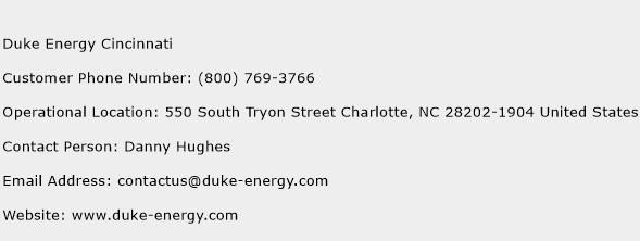 Duke Energy Cincinnati Phone Number Customer Service