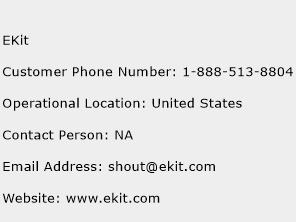 EKit Phone Number Customer Service
