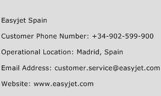 Easyjet Spain Phone Number Customer Service