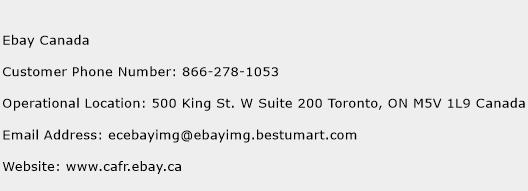 Ebay Canada Phone Number Customer Service