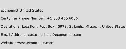Economist United States Phone Number Customer Service
