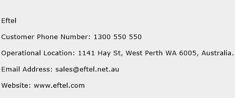 Eftel Phone Number Customer Service