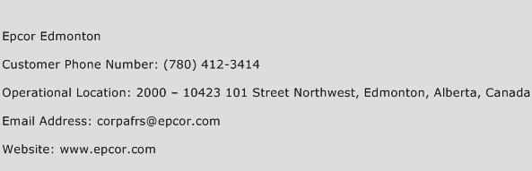 Epcor Edmonton Phone Number Customer Service