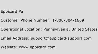 Eppicard PA Phone Number Customer Service