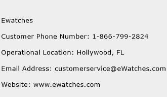 Ewatches Phone Number Customer Service