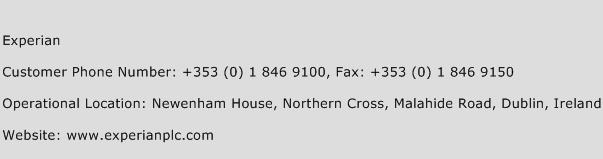 Experian Contact Number | Experian Customer Service Number | Experian ...