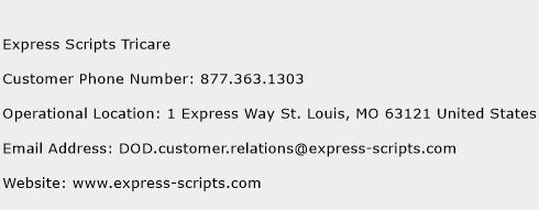 Express Scripts Tricare Phone Number Customer Service