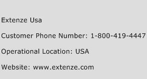 Extenze Usa Phone Number Customer Service