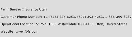 Farm Bureau Insurance Utah Phone Number Customer Service