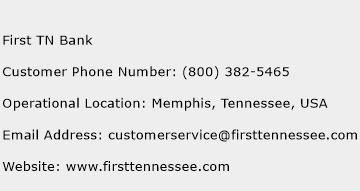 First TN Bank Phone Number Customer Service