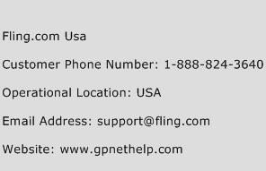 Fling.com Usa Phone Number Customer Service
