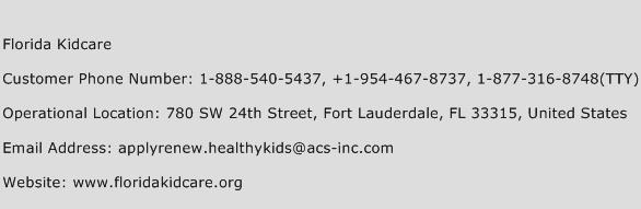 Florida Kidcare Number | Florida Kidcare Customer Service Phone Number | Florida Kidcare Contact ...