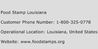 Food stamps customer service