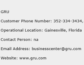 GRU Phone Number Customer Service