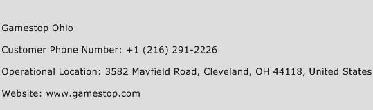 Gamestop Ohio Phone Number Customer Service