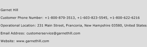 Garnet Hill Phone Number Customer Service