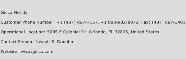 Geico Florida Contact Number | Geico Florida Customer Service Number | Geico Florida Toll Free ...