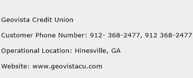 Geovista Credit Union Phone Number Customer Service
