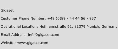 Gigaset Phone Number Customer Service