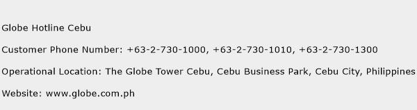 Globe Hotline Cebu Phone Number Customer Service