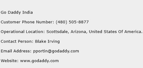 Go Daddy India Phone Number Customer Service