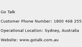 Go Talk Phone Number Customer Service