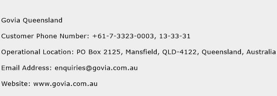 Govia Queensland Phone Number Customer Service